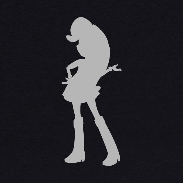 Rarity Equestria Girls Silhouette by Wissle